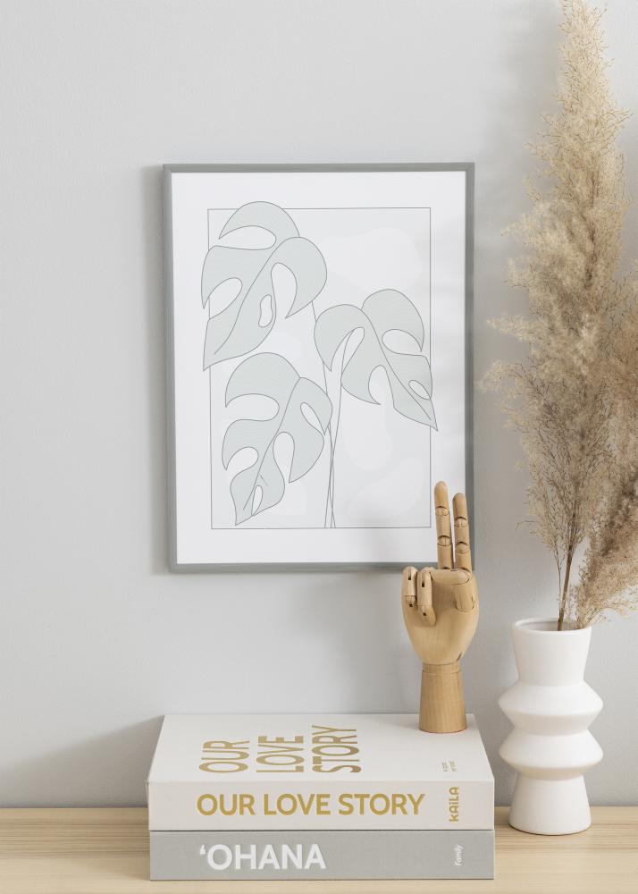 Cadre New Lifestyle Verre Acrylique Gris clair 50x70 cm