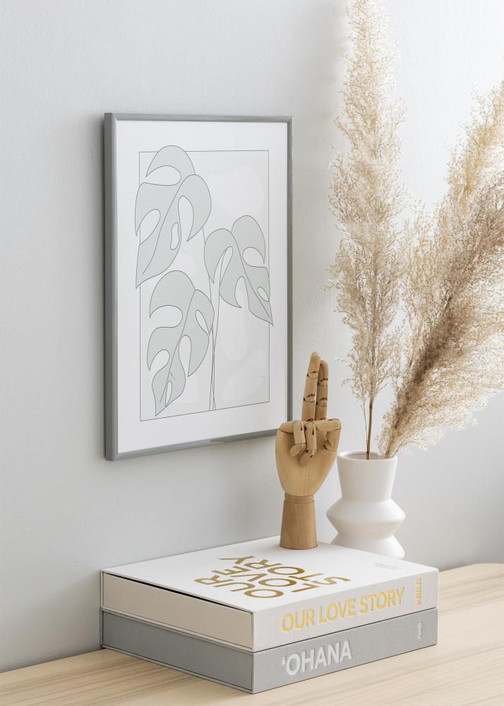 Cadre New Lifestyle Verre Acrylique Gris clair 50x70 cm