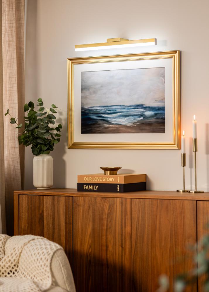 KAILA Glimmer Cadre Lumière pour Tableau à Piles 55 cm - Doré