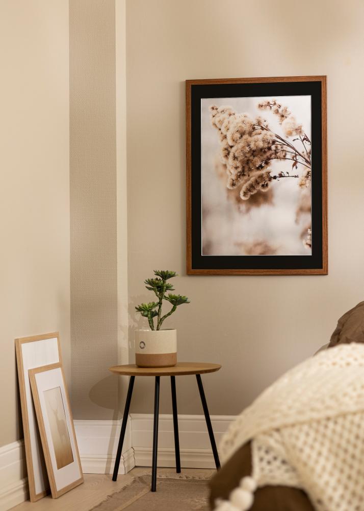 Cadre Stilren Warm Brown 30x40 cm - Passe-partout Noir 21x29,7 cm (A4)
