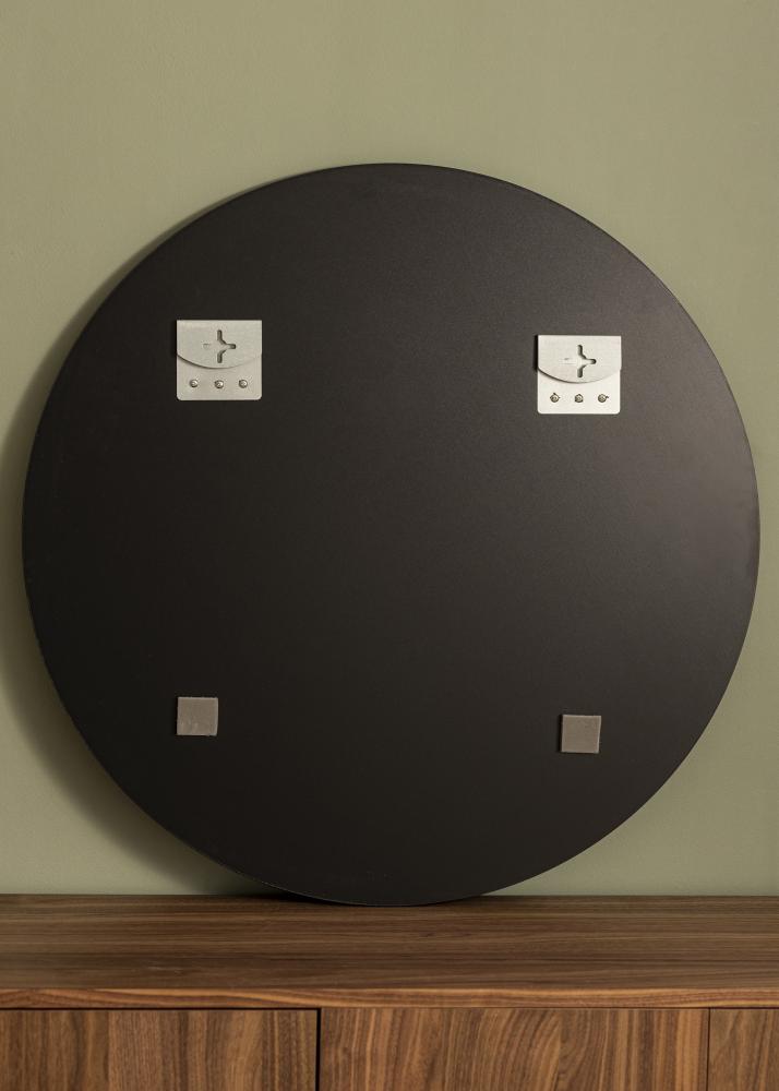 Miroir House Doctor Walls Gris diamètre 80 cm