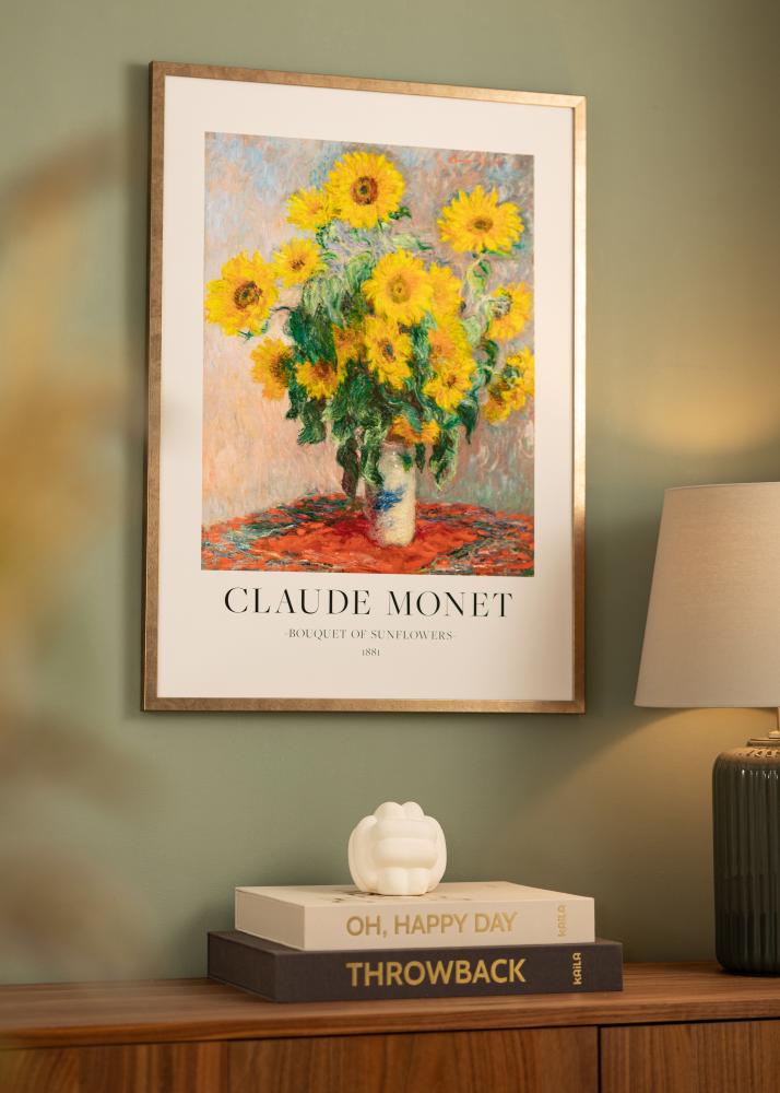 Cadre Ares Verre acrylique Laiton 20x28 cm