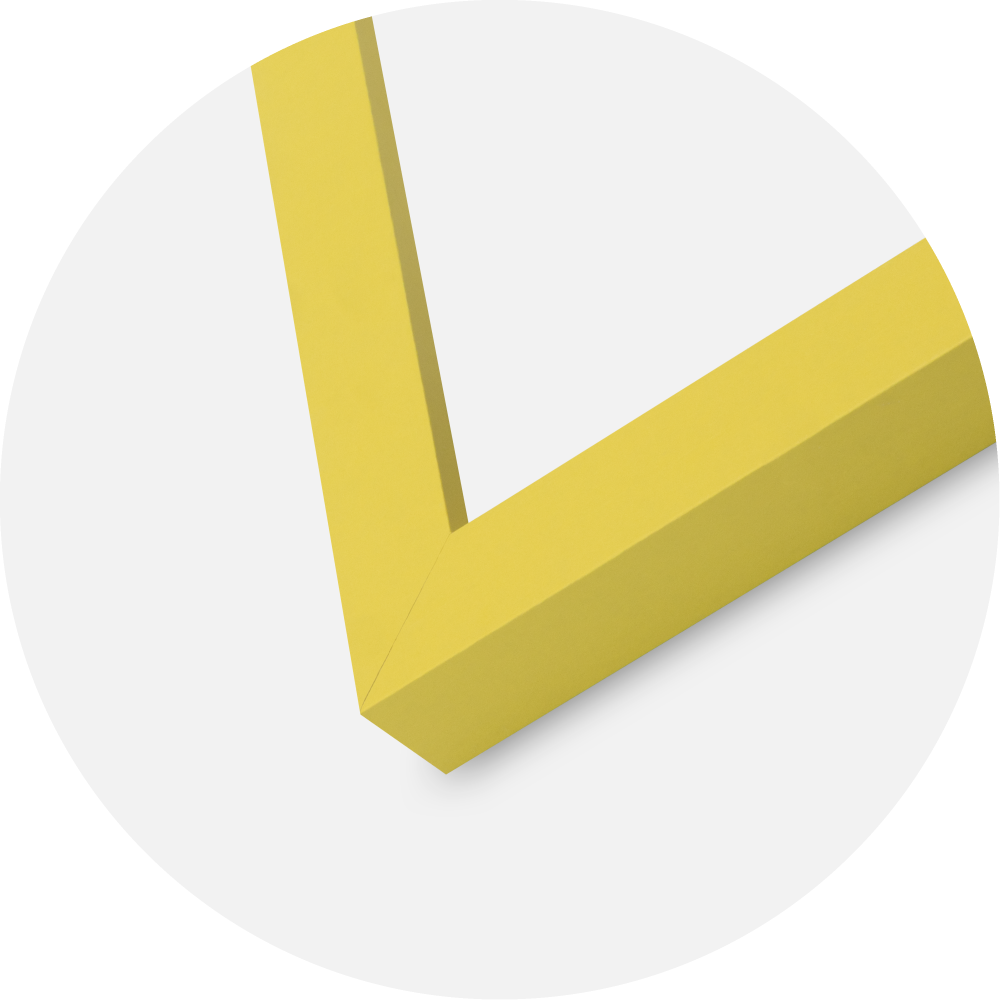 Cadre Selection Verre Acrylique Yellow 40x40 cm