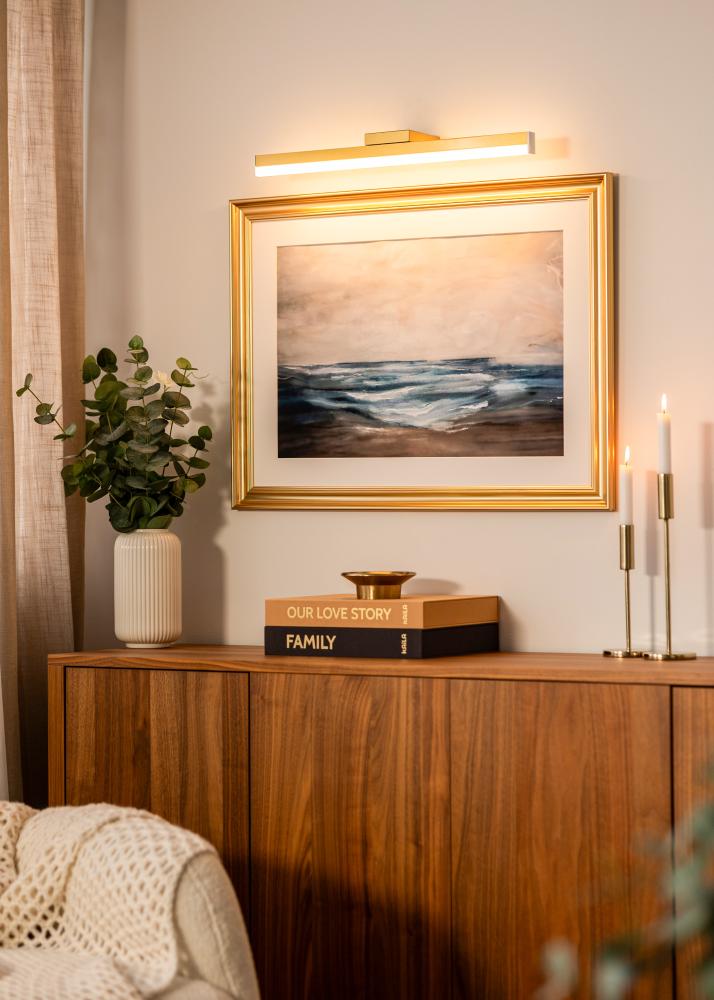 KAILA Glimmer Cadre Lumière pour Tableau à Piles 55 cm - Doré