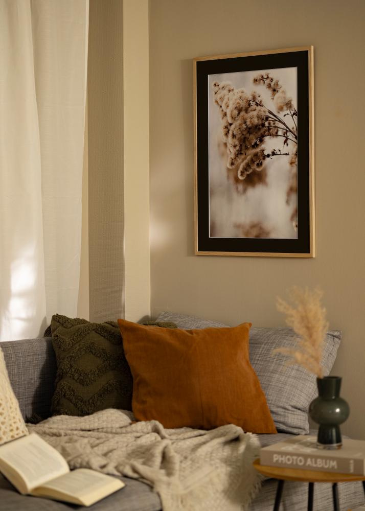 Cadre Edsbyn Chêne 20x30 cm - Passe-partout Noir 15x21 cm