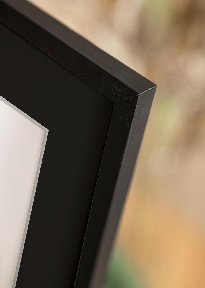 Cadre Trendy Noir 20x25 cm - Passe-partout Noir 14x18 cm