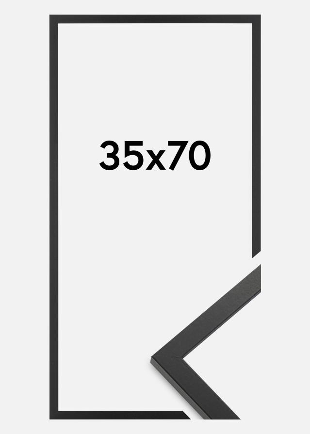 Cadre Trendy Verre acrylique Noir 35x70 cm