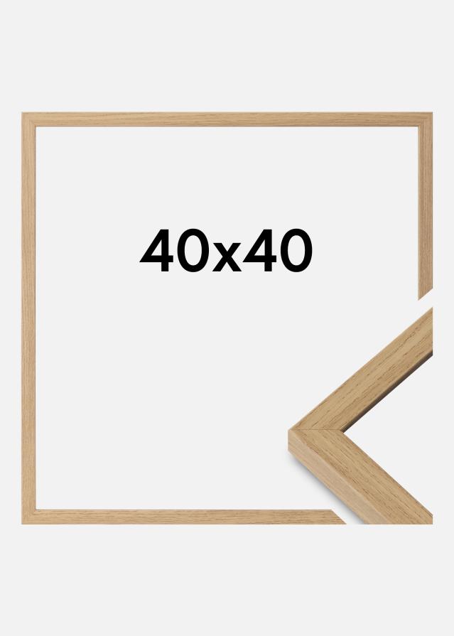 Cadre Ares Verre acrylique Natural Oak 40x40 cm