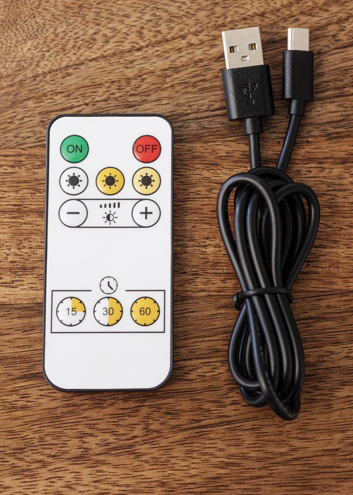 KAILA Glimmer Cadre Lumière pour Tableau à Piles 55 cm - Doré