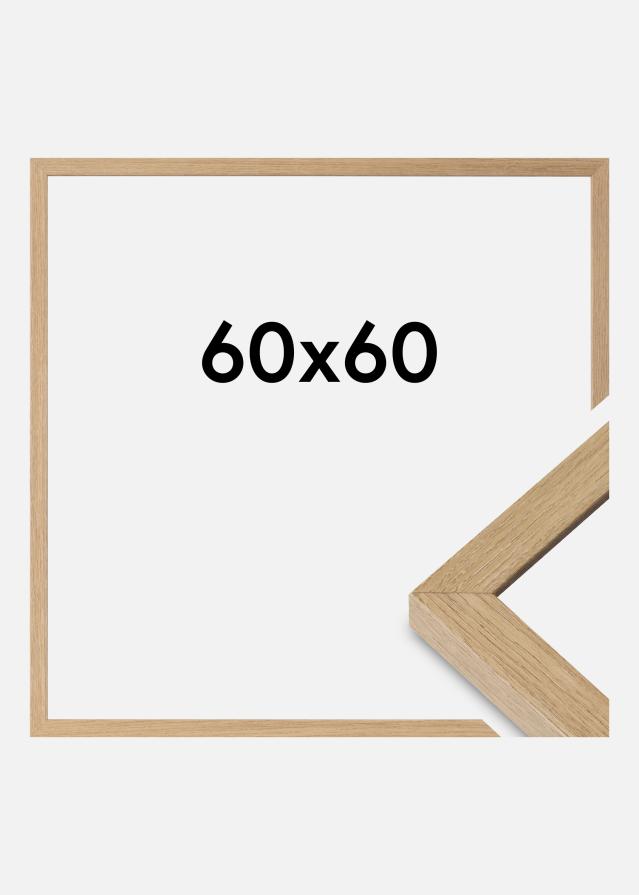 Cadre Hermes Verre acrylique Natural Oak 60x60 cm