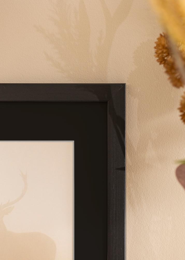 Cadre Trendline Noir 35x45 cm - Passe-partout Noir 24x34 cm