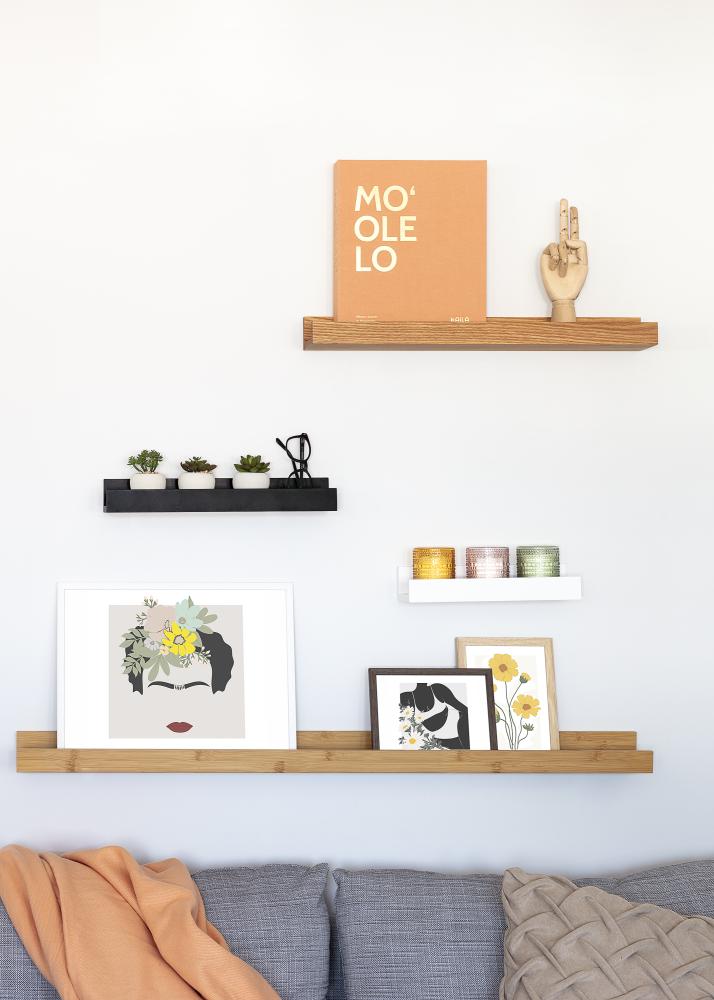 KAILA Étagère Murale Blanche 90 cm