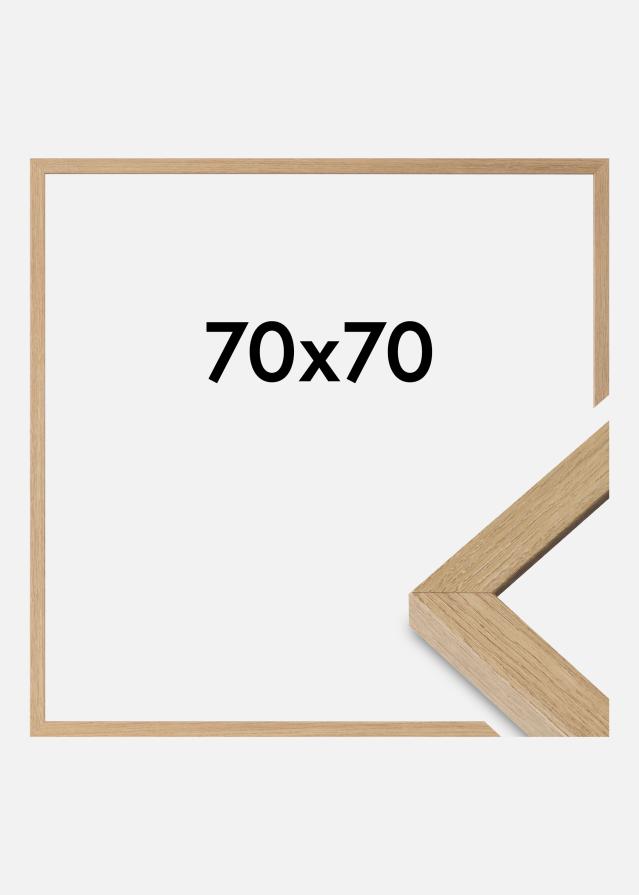 Cadre Hermes Verre acrylique Natural Oak 70x70 cm