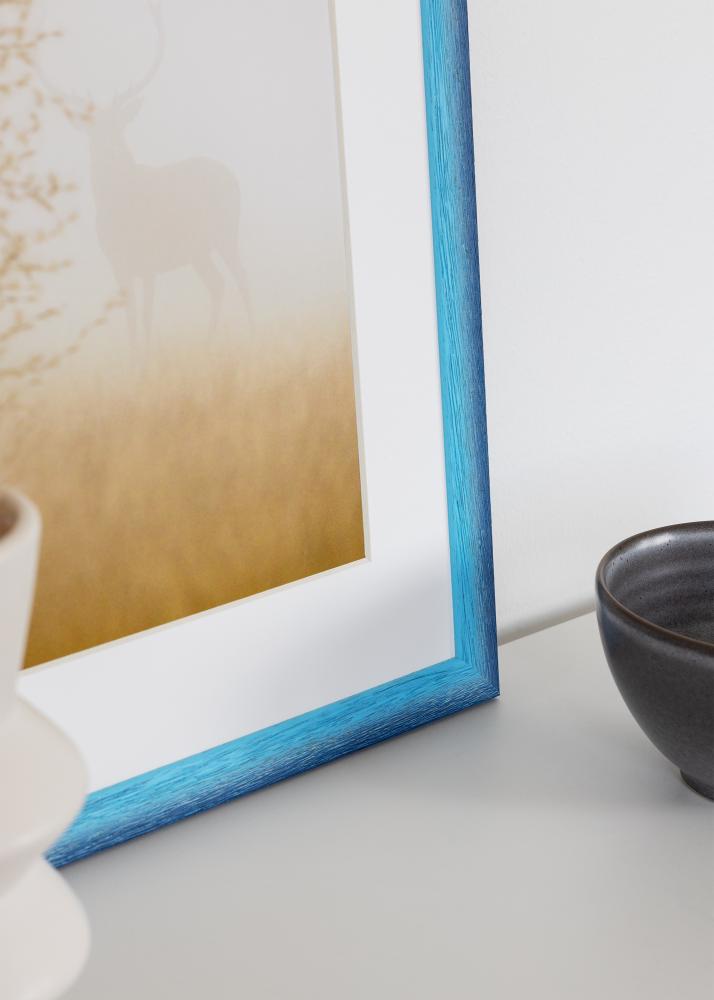 Cadre Cornwall Verre Acrylique Bleu Foncé 50x70 cm