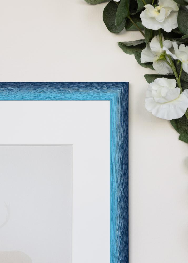 Cadre Cornwall Verre Acrylique Bleu Foncé 50x70 cm