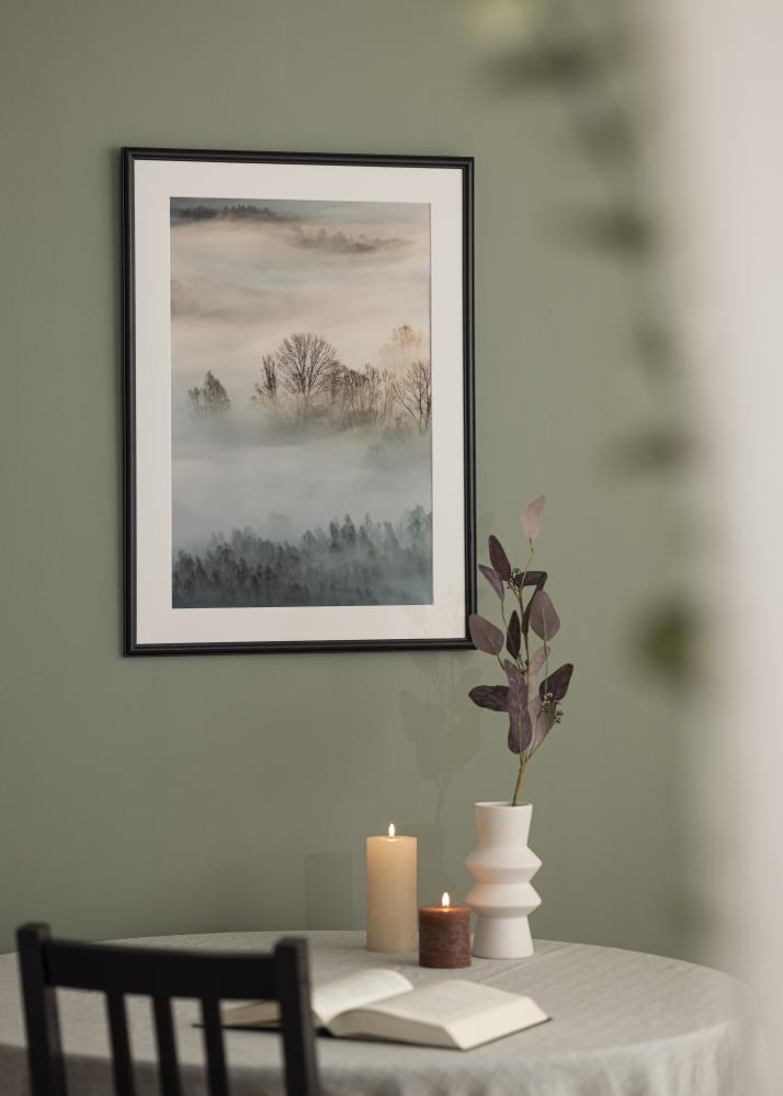 Cadre Line Noir 30x30 cm