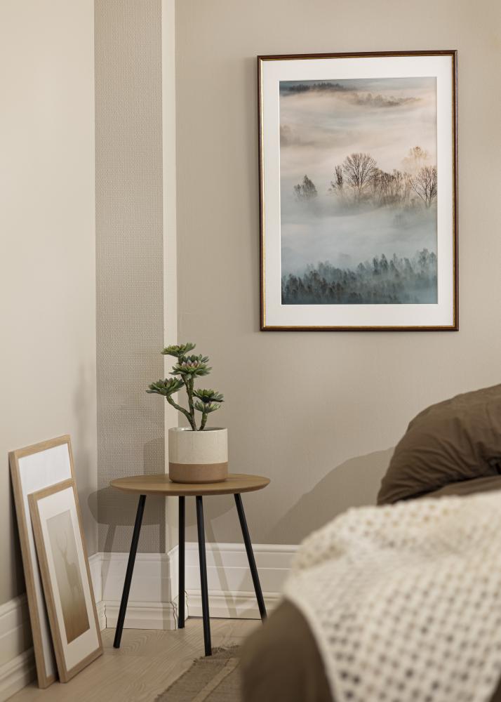 Kader Horndal Brong 34x42 cm - Passe-partout wäiss 26x34 cm