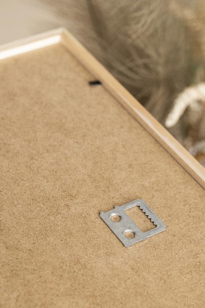 Cadre Galant Pin 30x30 cm - Passe-partout Blanc 20x20 cm