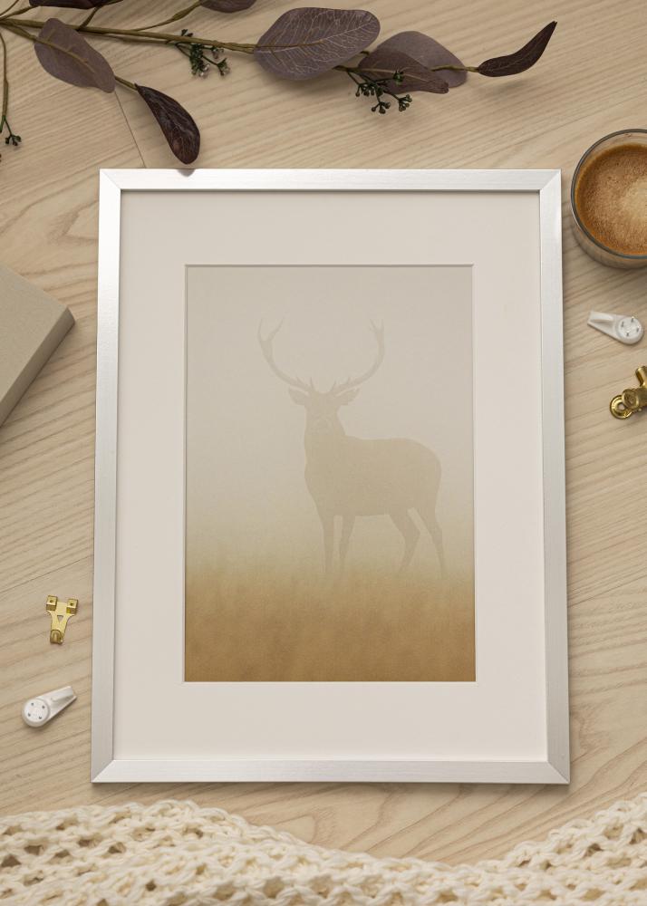 Cadre Trendy Verre Acrylique Argent 70x90 cm