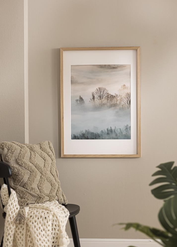 Cadre Amanda Box Acrylique Chêne 50x70 cm