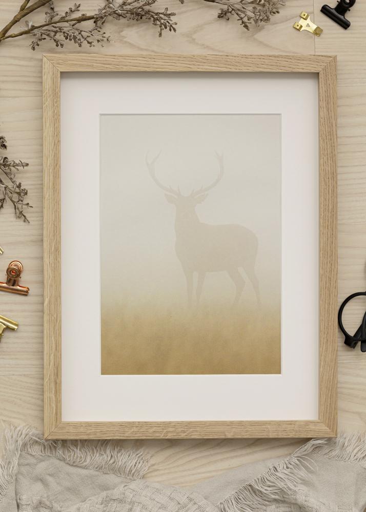 Cadre Amanda Box Acrylique Chêne 50x70 cm