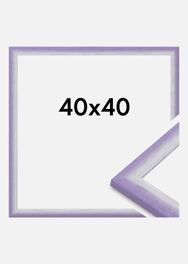 Cadre Cornwall Verre Acrylique Lilas Clair 40x40 cm