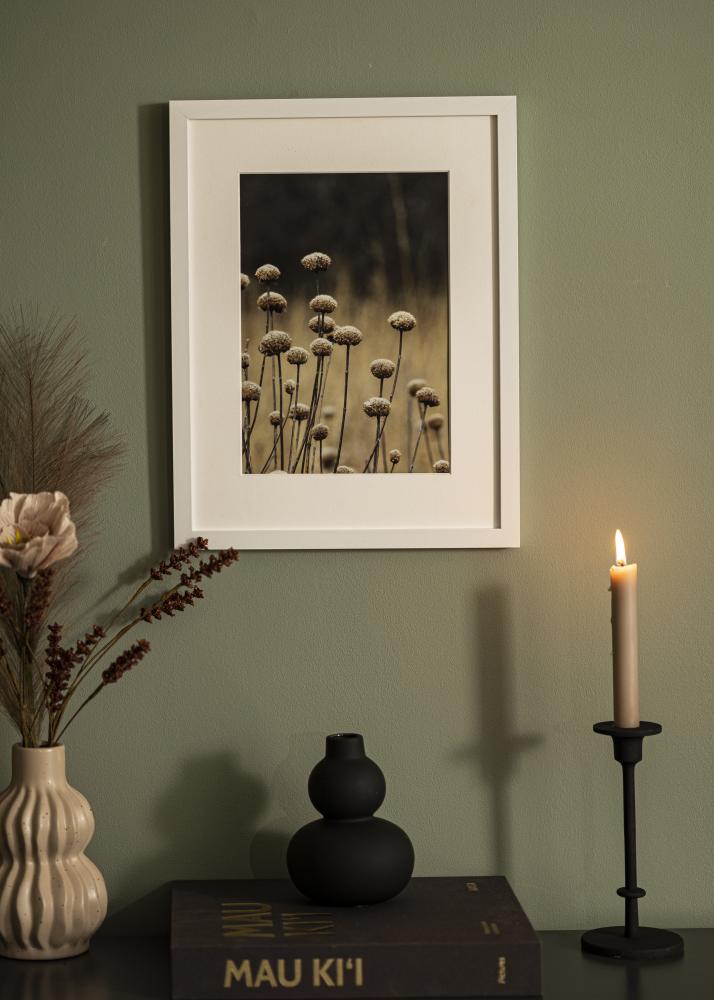 Cadre Sélection Verre Acrylique Blanc 35x45 cm