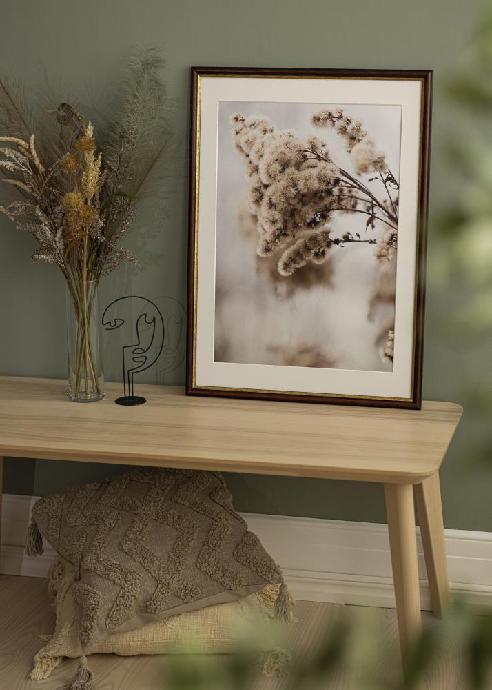 Kader Siljan Brong 45x45 cm - Passe-partout wäiss 14x14 inches