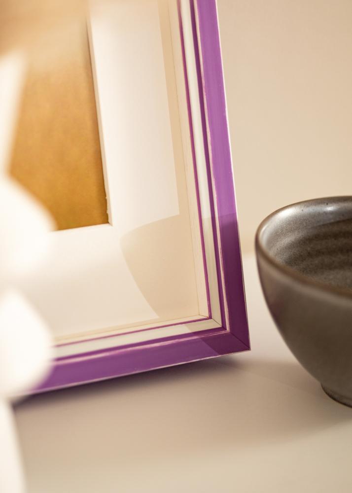 Cadre Diana Verre acrylique Violet 28x35 cm