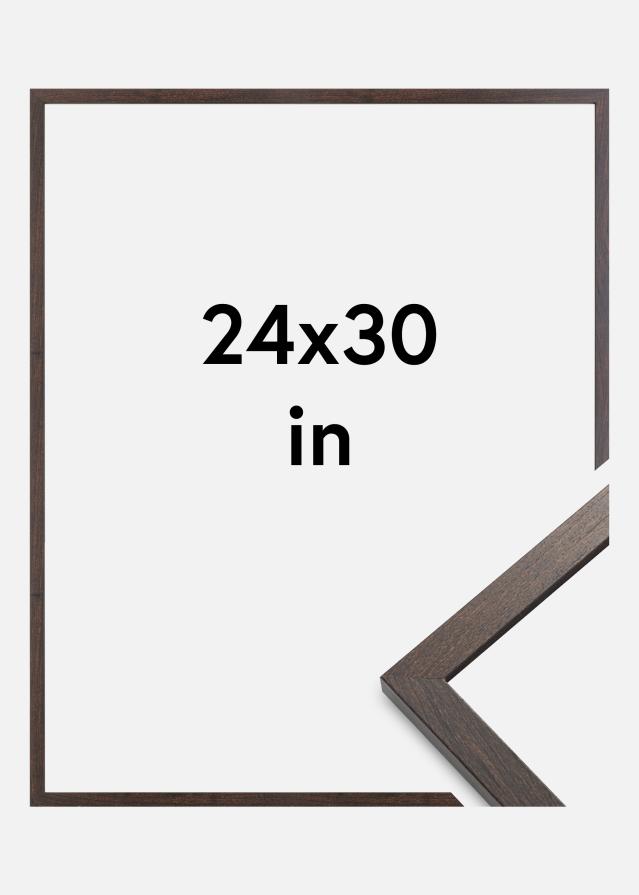 Cadre Trendy Verre Acrylique Noyer 24x30 inches (60,96x76,2 cm)