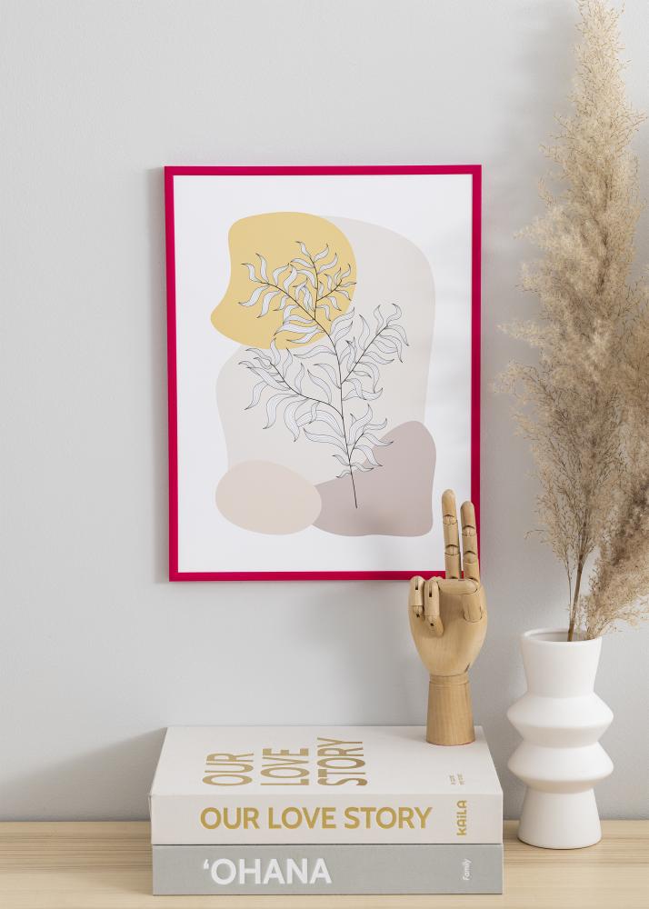 Cadre New Lifestyle Verre Acrylique Rose 70x100 cm