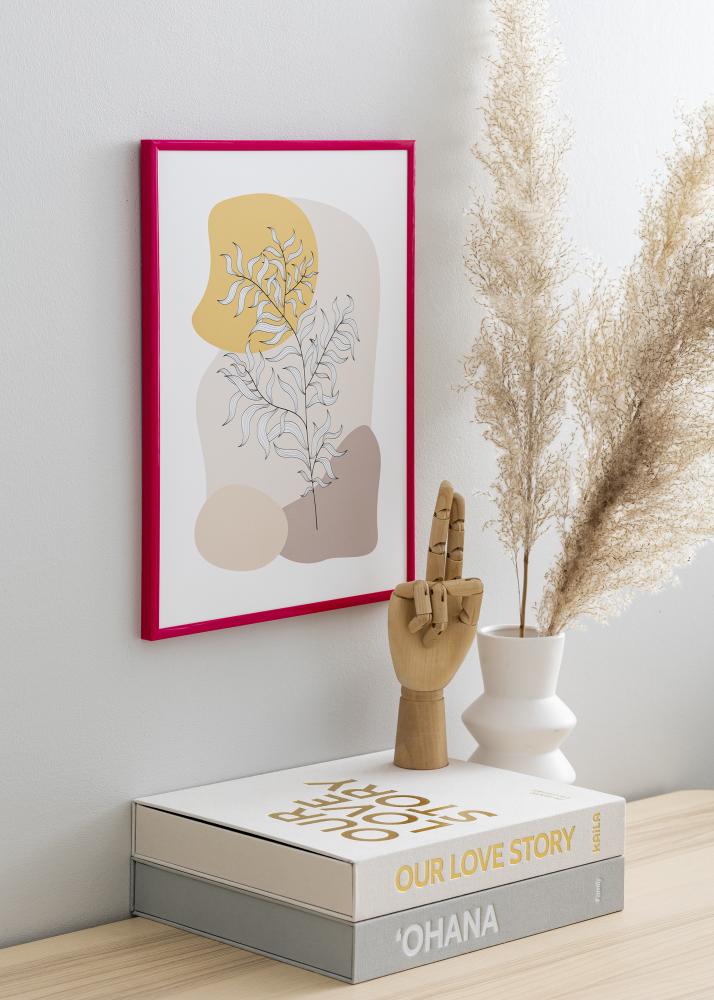 Cadre New Lifestyle Verre Acrylique Rose 70x100 cm