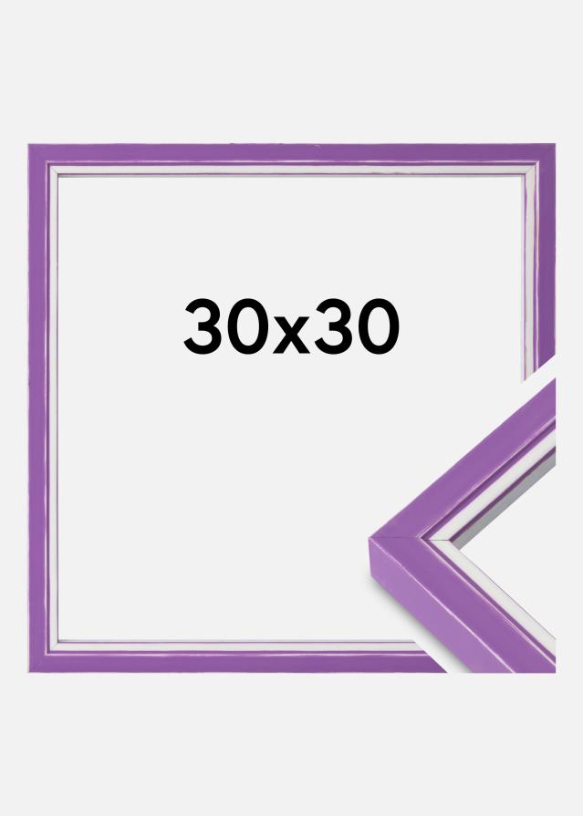 Cadre Diana Verre acrylique Violet 30x30 cm