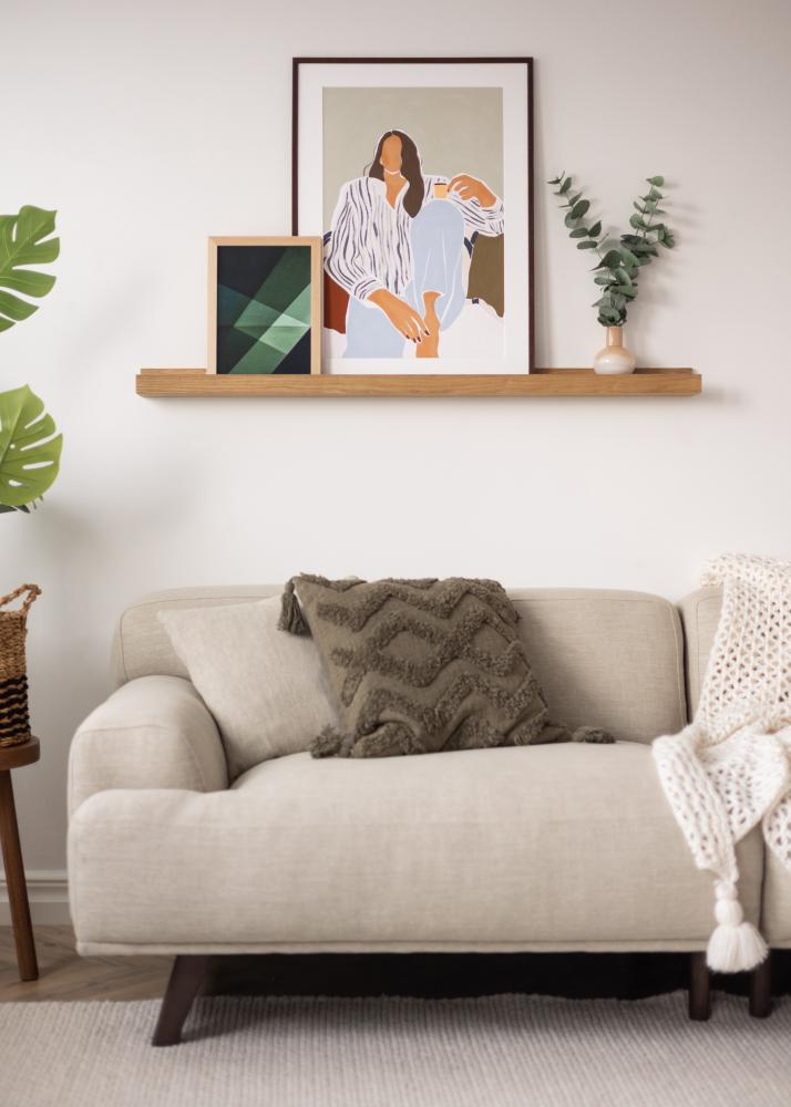 KAILA Étagère photo Chêne 120 cm