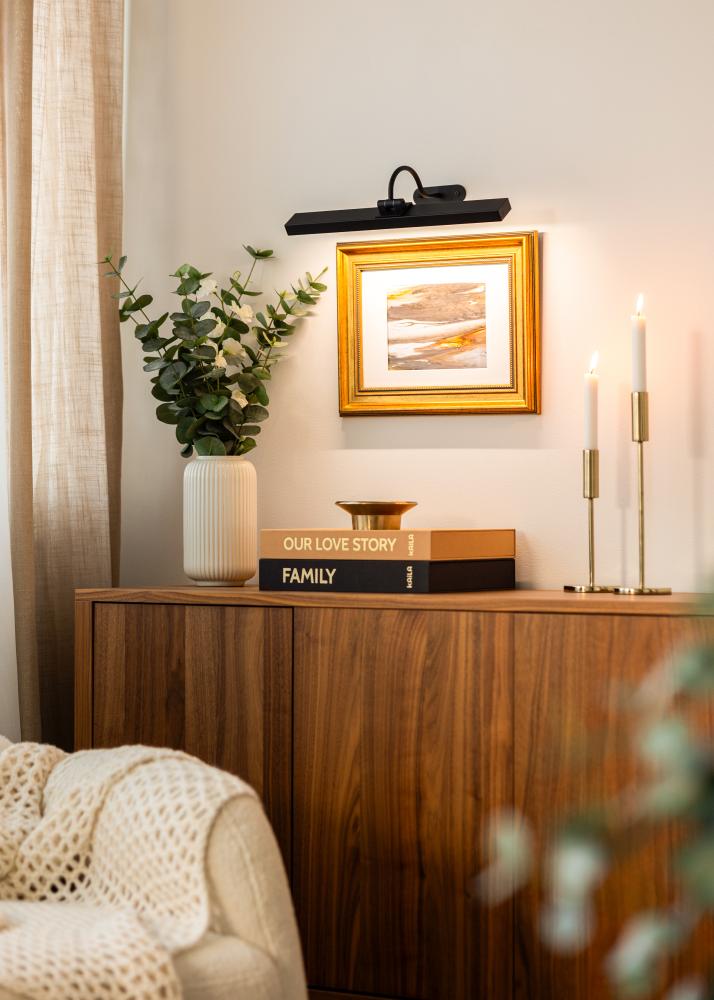 KAILA Flare Éclairage de Tableaux à Piles 40 cm - Noir