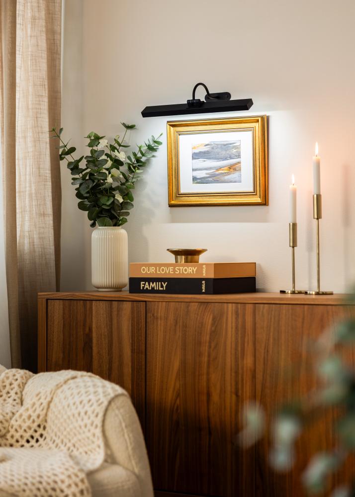 KAILA Flare Éclairage de Tableaux à Piles 40 cm - Noir