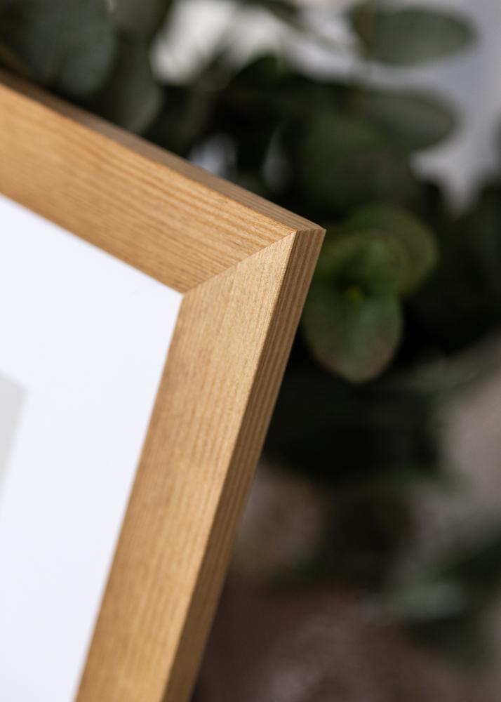 Cadre Sandra Verre acrylique Chêne massif 50x70 cm