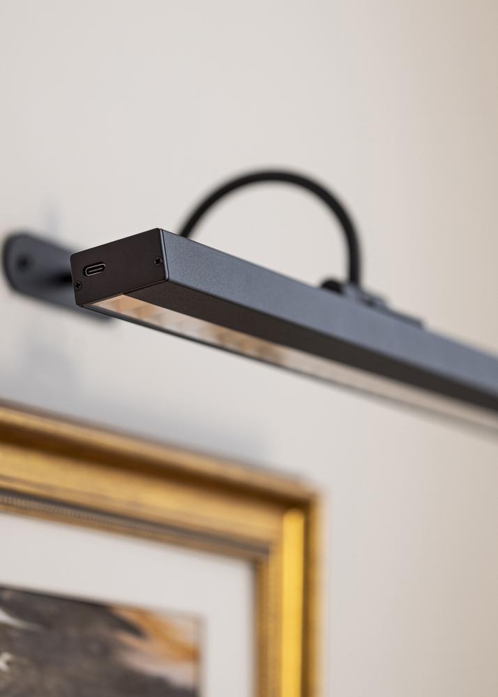 KAILA Flare Éclairage de Tableaux à Piles 40 cm - Noir