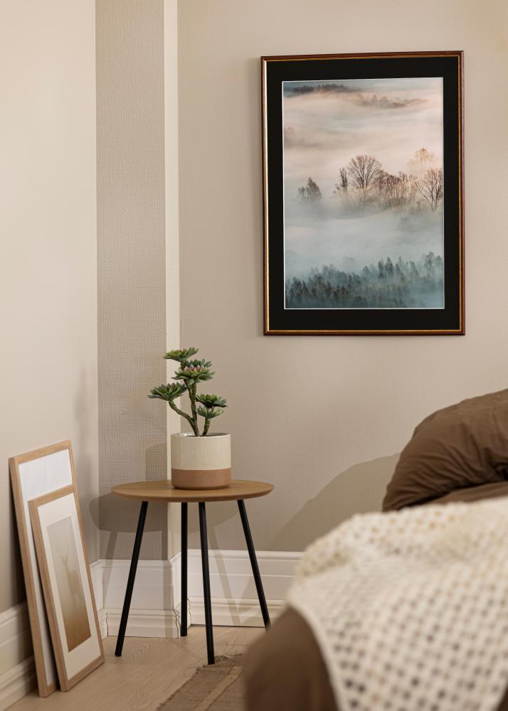 Cadre Horndal Marron 60x60 cm - Passe-partout Noir 50x50 cm