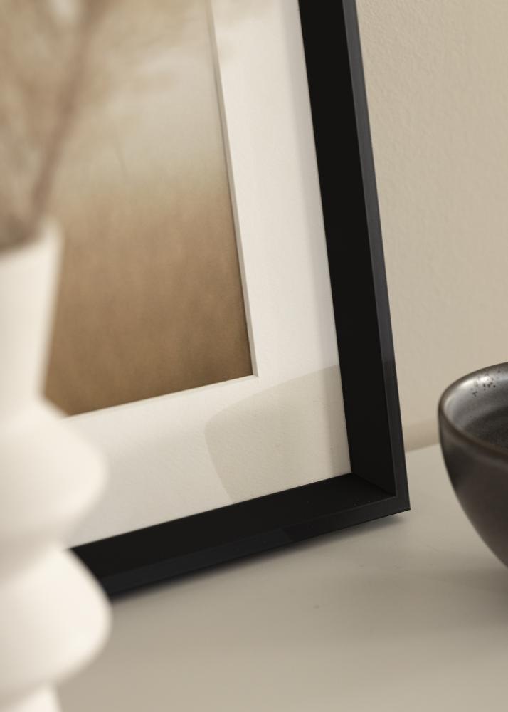 Cadre Globe Verre Acrylique Noir 28x35 cm