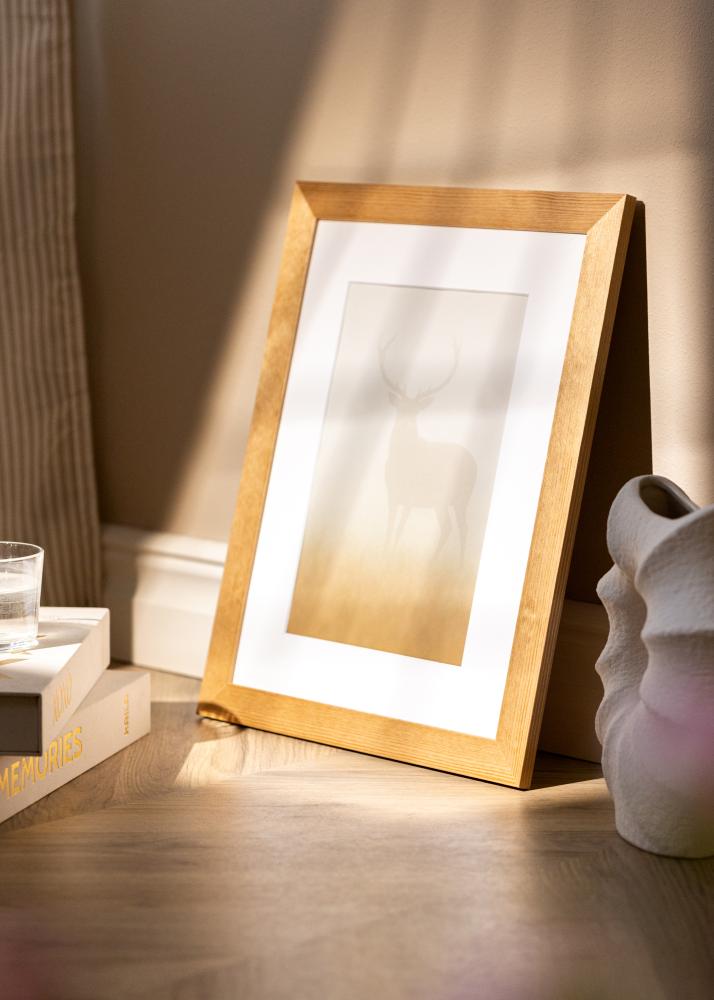 Cadre Sandra Verre acrylique Chêne massif 50x70 cm