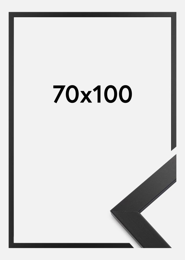 Cadre Black Wood Verre Acrylique 70x100 cm