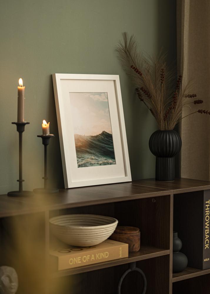 Cadre Blocky Blanc - Taille au choix