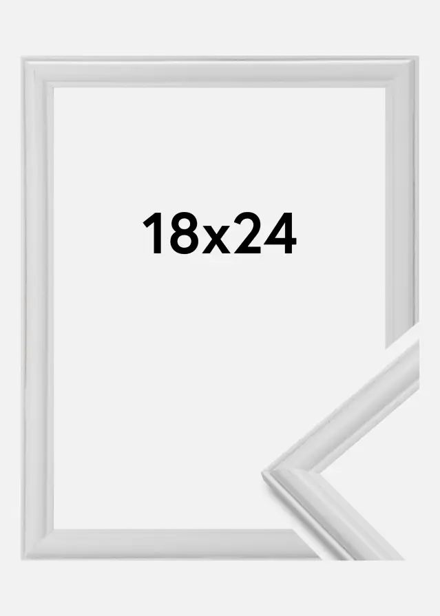 Cadre Line Blanc 18x24 cm