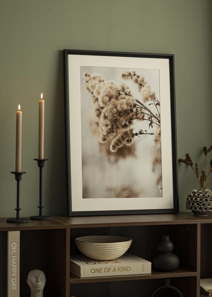 Cadre Globe Verre Acrylique Noir 28x35 cm