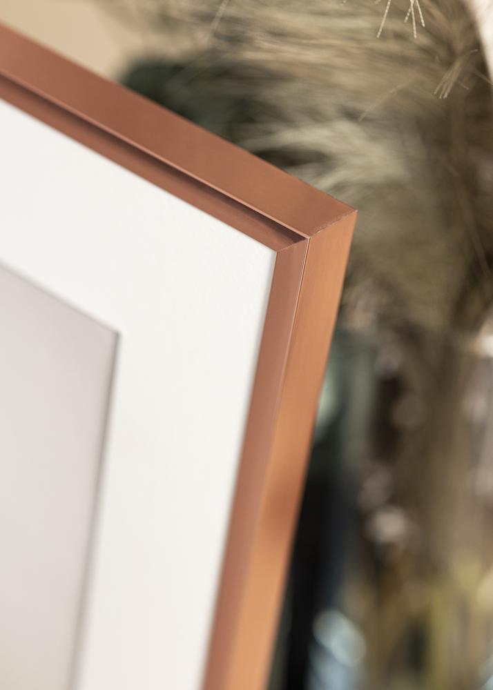 Cadre Poster Aluminum Or rosé 40x50 cm