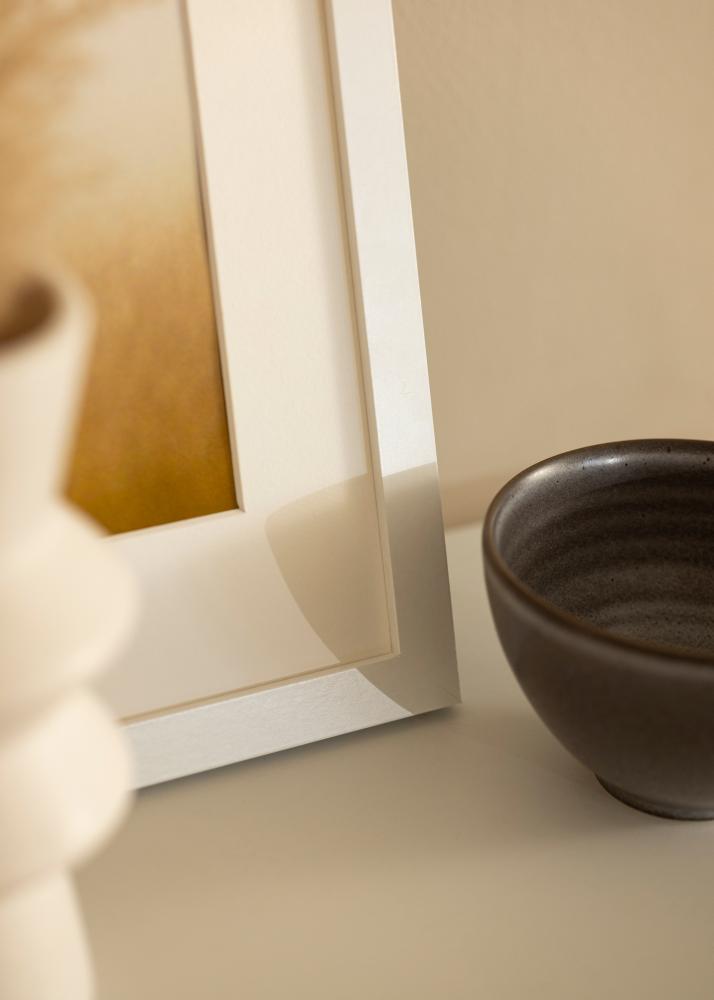 Cadre BGA Classic Verre Acrylique Blanc 20x20 cm