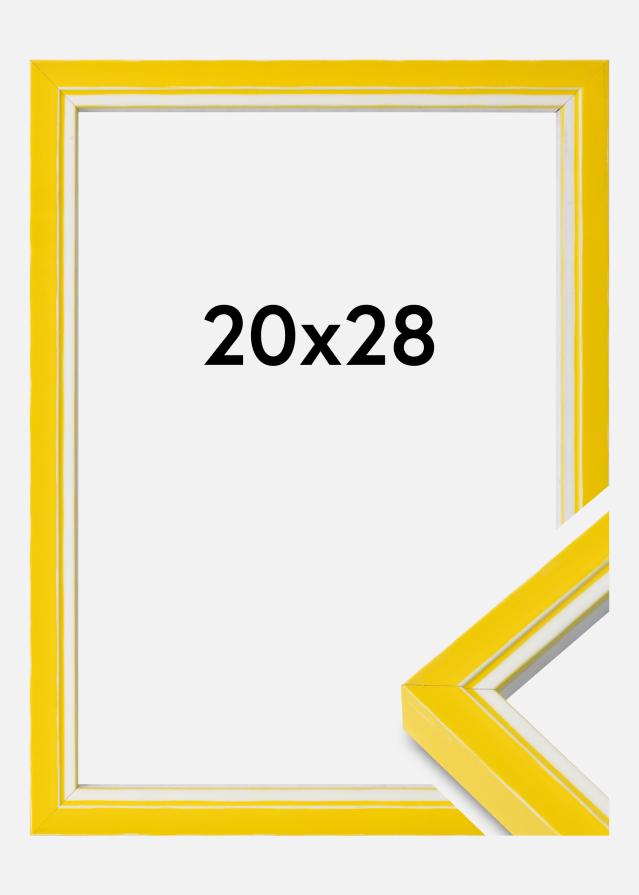 Cadre Diana Verre acrylique Jaune 20x28 cm