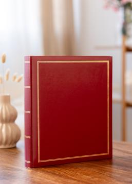 Classico Album Rouge - 30x33 cm (100 Pages blanches / 50 feuilles)