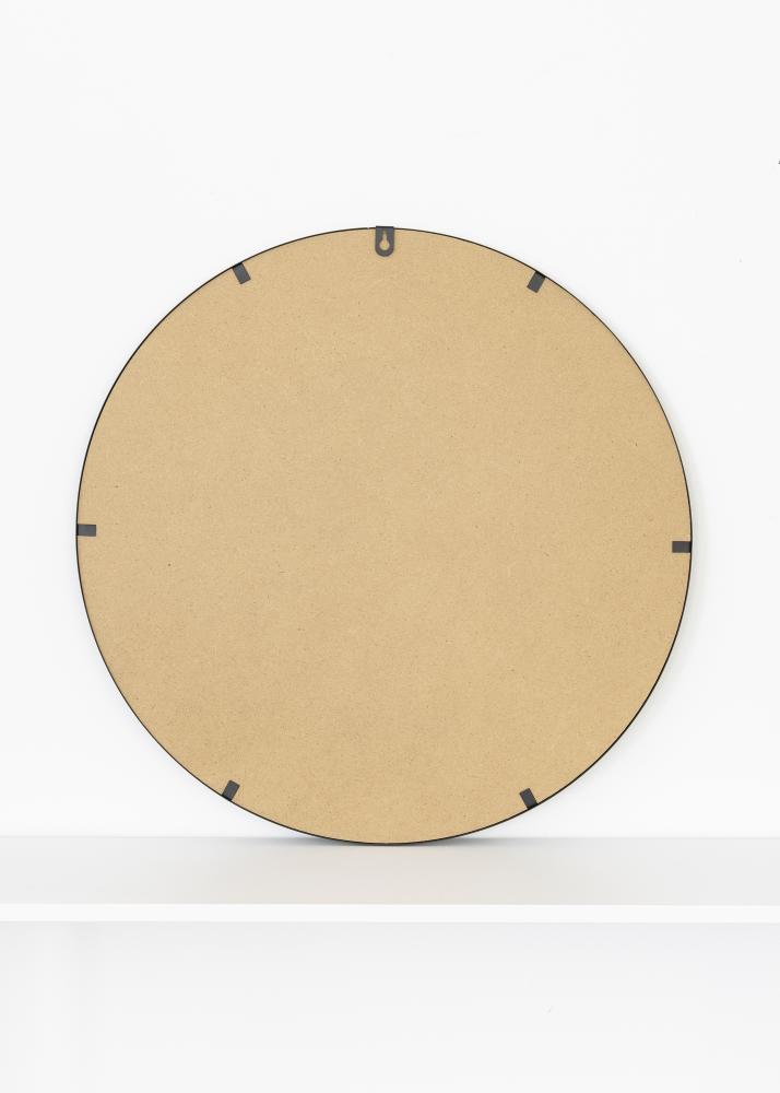 KAILA Miroir rond Triangles - Noir diamètre 55 cm